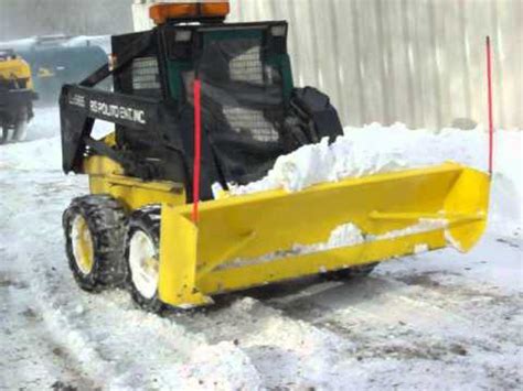 homemade snow pusher for skid steer|skid steer snow plow mount.